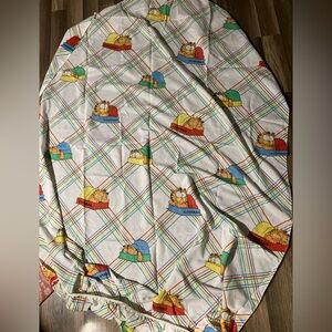 Vintage GARFIELD Cat TWIN Fitted  BED SHEET